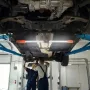 Underhood Work Light, 2300LM, 6000mAh Rechargeable Bright LED Light, Portable Cordless Mechanic Work Light Bar with Hooks, for C