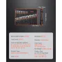 Combination Wrench Set, 25-Piece Open End Wrench Set with Roll-up Pouch, Carbon Steel Wrench Set Metric 6 mm to 32 mm, Ideal for