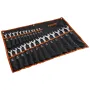 Combination Wrench Set, 25-Piece Open End Wrench Set with Roll-up Pouch, Carbon Steel Wrench Set Metric 6 mm to 32 mm, Ideal for