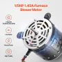 1/5HP Furnace Blower Motor, 220V 1.45Amps, 1100RPM 3-Speed, 10mm Shaft Diameter, 20mm Shaft Length, ROT. CCW from Shaft End, Inc