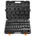 Impact Sockets Set 59pcs 6-Point 3/8" & 1/2" Drive Bit Ratchet Tool Kit