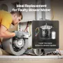1/5hk ovnblæsermotor 220V 1.45A 1100 o/m 3-trins 8î¼f/450V