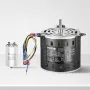 1/5hk ovnblæsermotor 220V 1.45A 1100 o/m 3-trins 8î¼f/450V
