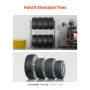 Dækopbevaringsstativ 2-hylde Dækholder Stand holder op til 8