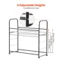 Dækopbevaringsstativ 2-hylde Dækholder Stand holder op til 8