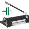 DTH Manual Stack Paper Trimmer A4 Paper Cutter W/ Clamp & Safe Lock