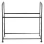 Dækopbevaringsstativ 2-hylde Dækholder Stand holder op til 8