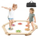 Børn balancerer bjælkestråle Stones Gymnastik Børn Balance Board 6 pcs