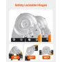Multi-purpose foldende stige 7-i-1 3 Trin 12ft med stillads