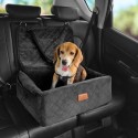 Dog Booster Car Seat Pet Car Seat for Small Medium Dog up to 40 lbs Black