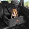 Dog Booster Car Seat Pet Car Seat for Small Medium Dog up to 40 lbs Black