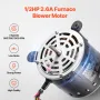 1/2hk ovnblæsermotor 220V 2.6A 1300 o/m 3 hastigheder