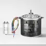 1/2hk ovnblæsermotor 220V 2.6A 1300 o/m 3 hastigheder