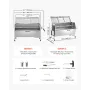 Roaster Spit Rotisserie BBQ Grill Pig Lamb Chicken Roaster 60W