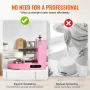 Kageindretningsmaskine kage frosting spredning til 4 "til 16"