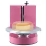 Cake Decorating Machine, Cake Cream Spreading Coating Smearing Machine, Low Noise Cake Frosting Machine, Turntable with Adjustab