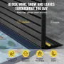 Garage Door Threshold Seal Strip, 16.5 FT Universal Garage Door Floor Seal Strip with Adhesive, Garage Door Bottom Weatherproof 