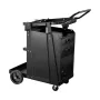 Welding Cart, 2 Drawers Welder Cart Heavy Duty with Anti-Theft Lockable Cabinet, 350LBS Static Weight Capacity, 360° Swivel Whee