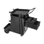 Welding Cart, 2 Drawers Welder Cart Heavy Duty with Anti-Theft Lockable Cabinet, 350LBS Static Weight Capacity, 360° Swivel Whee