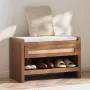 Rattan Bench Woven Bench 30,9 tommer til entryway Living Room &