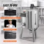 Kommerciel pasteuriseringsmaskine 50L Pasteurizer til