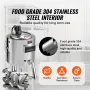 Kommerciel pasteuriseringsmaskine 50L Pasteurizer til