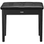 Piano Keyboard Bench Storage Padded Seat Wooden Vanity Bookcase Stool 560x350x485mm