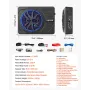 10 "440W under sædebilsubwoofer med Blue Ambient Light