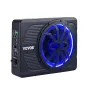 10 "440W under sædebilsubwoofer med Blue Ambient Light