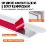 Garage Door Seal Top and Sides Seal Strip, 34 FT Universal Weather Stripping Replacement Soft and Hard Composite, Weatherproofin