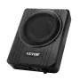 8" 400W Underseat Car Subwoofer, Slim Powered Car Subwoofers Under the Seat, Low Profile Audio Sub Built-in Amplifier, High/Low 