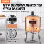 Kommerciel pasteuriseringsmaskine 30L Pasteurizer til