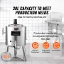 Milk Pasteurizer 30L, Commercial Milk Pasteurization Machine, Food Grade 304 Stainless Steel, Professional Pasteurization with T