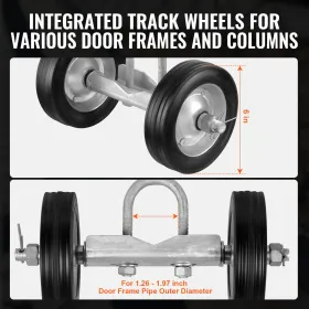 Pickleball Net Set, 22FT Regulation Size Portable Pickleball System with Bags, Balls, Paddles, Wheels, and Court Lines, Weather