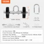 Sliding Gate Kit, 6” Rolling Gate Hardware Kit, Universal Sliding Gate Rollers Track Wheels, Heavy Duty Sliding Gate Guide Rolle