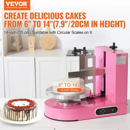 Kage dekorere maskine kage frosting spredning til 6 "til 14"