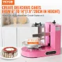 Cake Decorating Machine, Cake Cream Spreading Coating Smearing Machine, Low Noise Cake Frosting Machine, Turntable with Adjustab