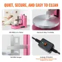 Cake Decorating Machine, Cake Cream Spreading Coating Smearing Machine, Low Noise Cake Frosting Machine, Turntable with Adjustab