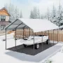 12' x 20' metalcarport kraftig udendørs bilgarage til både