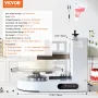 Cake Decorating Machine, Cake Cream Spreading Coating Smearing Machine, Low Noise Cake Frosting Machine, Turntable with Adjustab
