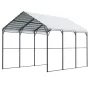 10' x 15' metalcarport kraftig udendørs bilgarage til både