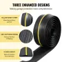 Garage Door Threshold Seal Strip, 10 FT Universal Garage Door Floor Seal Strip with Adhesive, Garage Door Bottom Weatherproof St