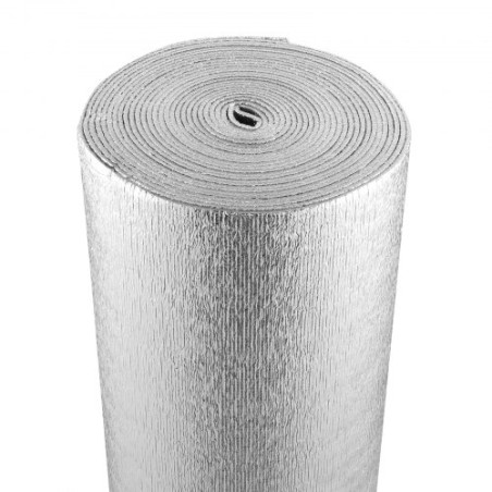 Double Reflective Insulation Roll Foam Core Radiant Barrier 24 in x 25 ft