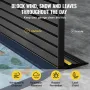 Garage Door Threshold Seal Strip, 12 FT Universal Garage Door Floor Seal Strip with Adhesive, Garage Door Bottom Weatherproof St