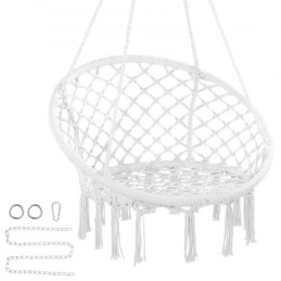 Hammock Hanging Swinging Chair MacramÃ© Hanging Chair for Indoor & Outdoor