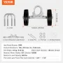 Sliding Gate Kit, 6” Rolling Gate Hardware Kit, Universal Adjustable Sliding Gate Rollers Track Wheels, Heavy Duty Sliding Gate 