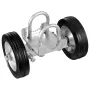 Sliding Gate Kit, 6” Rolling Gate Hardware Kit, Universal Adjustable Sliding Gate Rollers Track Wheels, Heavy Duty Sliding Gate 