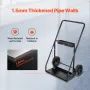 Dual Welding Cylinder Cart, Oxygen Acetylene Tank Cart with 440LBS Static Weight Capacity, 10-Inch Solid Wheels and Tank Storage
