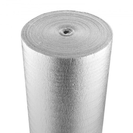 Double Reflective Insulation Roll Foam Core Radiant Barrier 23.8in x 50 ft