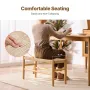 Rattan Bench Wood Bench 31,5 tommer til indgangsstue og